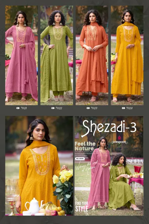 Premium Embroidered Anarkali Suit Set with Dupatta