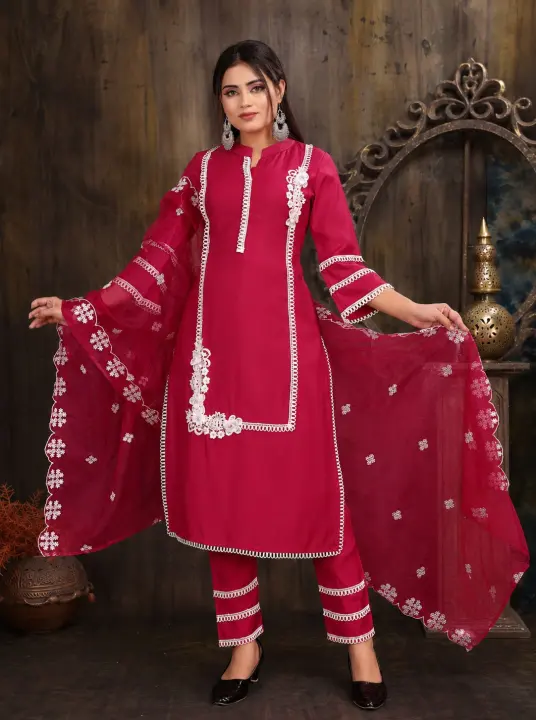 Premium Roman Silk Printed Kurti Collection — Color 1 — women's fashion — FIVES Lifestyle Nepal